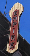 Robert Cottingham - Empire II (Paintings) h: 82.5 x w: 45 in / h: 209.6 x w: 114.3 cm