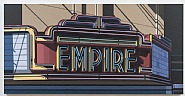 Robert Cottingham - Empire IV (Paintings) h: 48 x w: 96 in / h: 121.9 x w: 243.8 cm