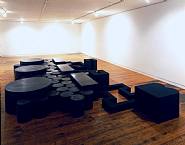 Barry Le Va - Bunker Coagulation (Pushed from the Right) (Installations) h: 252 x w: 144 x d: 20.5 in / h: 640.1 x w: 365.8 x d: 52.1 cm