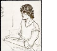 Elizabeth Peyton - Nick (Prints and Multiples) h: 9.9 x w: 7.9 in / h: 25.1 x w: 20.1 cm