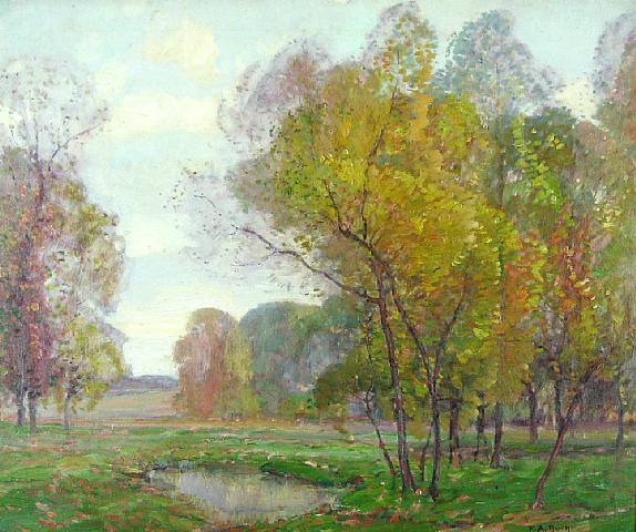  Karl Albert Buehr, Untitled (Autumn Landscape) 