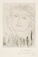 Henri Matisse - Visage Au Regard Lointain (Face with a Remote Glance) (Prints and Multiples) h: 5.9 x w: 4.3 in / h: 15 x w: 10.9 cm