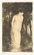 Camille Pissarro - Baigneuse Pres d’un Bois (Woman Bathing Near a Wood) (Prints and Multiples)