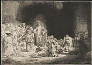 Rembrandt van Rijn - CHRIST HEALING THE SICK (“The Hundred Guilder Print”) (Prints and Multiples)