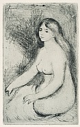 Pierre-Auguste Renoir - BAIGNEUSE ASSISE (Prints and Multiples)