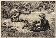 James Jacques Joseph Tissot - EN PLEIN SOLEIL (In the Sunlight) (Prints and Multiples) h: 7.8 x w: 11.6 in / h: 19.8 x w: 29.5 cm
