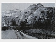 Robert Morris - 1934 Mid-West Dust Storm (Paintings) h: 96 x w: 144 in / h: 243.8 x w: 365.8 cm
