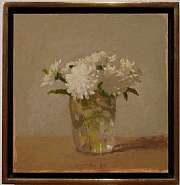 White Flowers in a Glass—NOT FOR SALE