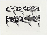 Wayne Thiebaud - Black and White Suckers (Prints and Multiples)