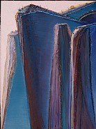 Wayne Thiebaud - Blue Ridge Mountain (Paintings) h: 48.1 x w: 35.9 in / h: 122.2 x w: 91.2 cm