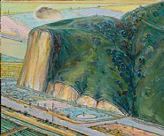 Wayne Thiebaud - Around Yountville (Paintings) h: 20 x w: 24 in / h: 50.8 x w: 61 cm