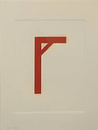 Robert Therrien - Untitled (Hangman) from the portfolio of 8 (Paintings) h: 10 x w: 7.5 in / h: 25.4 x w: 19 cm