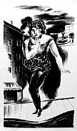 Yasuo Kuniyoshi - Vaudeville (Prints and Multiples) h: 19.1 x w: 11.5 in / h: 48.5 x w: 29.2 cm