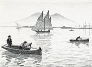 Albert Marquet - Le Port de Naples (Prints and Multiples) h: 8.8 x w: 5.4 in / h: 22.4 x w: 13.7 cm
