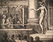 Reginald Marsh - Striptease in New Jersey (Prints and Multiples) h: 5.2 x w: 4.5 in / h: 13.2 x w: 11.4 cm