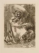John French Sloan - Seven-toed Pete (Prints and Multiples) h: 8 x w: 10 in / h: 20.3 x w: 25.4 cm
