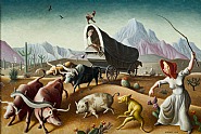 Roger Medearis - Sweet Betsy from Pike (Paintings) h: 20 x w: 30 in / h: 50.8 x w: 76.2 cm