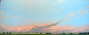Keith Jacobshagen - A Warm Day Cooling (Early August) (Paintings) h: 20 x w: 50 in / h: 50.8 x w: 127 cm