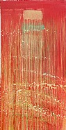 Small Tall Red Waterfall
