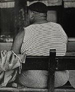 Lisette Model - Circus Man, Nice (Photographs) h: 42.5 x w: 34.9 cm / h: 16.7 x w: 13.7 in