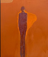 Nathan Oliveira - Bowler (Paintings) h: 84 x w: 70 in / h: 213.4 x w: 177.8 cm