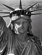 Margaret Bourke-White - Statue of Liberty, New York, NY 1952 (Photographs) h: 11 x w: 14 in / h: 27.9 x w: 35.6 cm