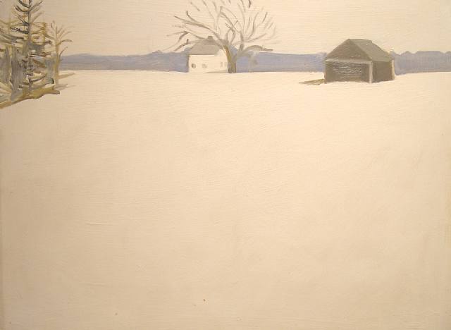  Lois Dodd, White Landscape