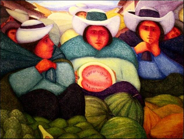  Ernesto Gutierrez, Ladies at the Market