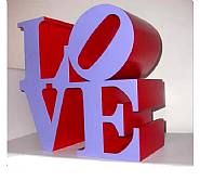Robert Indiana - LOVE h: 18 x w: 9 x d: 9 in / h: 45.7 x w: 22.9 x d: 22.9 cm