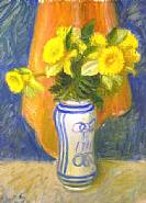 William Glackens - Jonquils (Paintings) h: 20 x w: 15 in / h: 50.8 x w: 38.1 cm