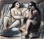 Deux Femmes nues assises