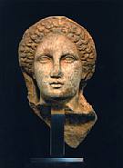 Veiled Head of a Woman<Br>Greek, 4th century B.C.