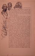 Alberto Giacometti - Männerbüste und zwei Köpfe (Works on Paper (Drawings, Watercolors etc.)) h: 22.7 x w: 13.7 cm / h: 8.9 x w: 5.4 in