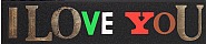 I Love You (black diamond dust)