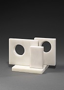 Barbara Hepworth - Maquette for Large Sculpture: Three Forms (Two Circles), 1966