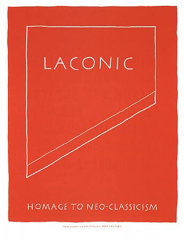  Ian Hamilton Finlay, Laconic