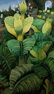Edward Burra - Flowering Vegetables (Works on Paper (Drawings, Watercolors etc.)) h: 134 x w: 76.5 cm / h: 52.8 x w: 30.1 in