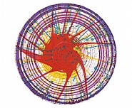 Damien Hirst - Round (from In a spin the action of the world on things) (Prints and Multiples) h: 36 x w: 28 in / h: 91.4 x w: 71.1 cm