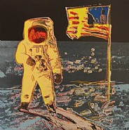 Andy Warhol - Moonwalk (Prints and Multiples) h: 38 x w: 38 in / h: 96.5 x w: 96.5 cm