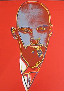 Andy Warhol - Lenin h: 56 x w: 40.5 cm / h: 22 x w: 15.9 in