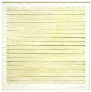 Agnes Martin - Untitled Drawing (Works on Paper (Drawings, Watercolors etc.)) h: 10.5 x w: 10.5 in / h: 26.7 x w: 26.7 cm