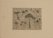 Yayoi Kusama - Mushrooms (Prints and Multiples) h: 15 x w: 20.9 in / h: 38.1 x w: 53.1 cm