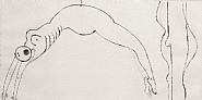 Louise Bourgeois - Arched Figure (Prints and Multiples) h: 15.6 x w: 22 in / h: 39.6 x w: 55.9 cm