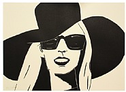 Alex Katz - Nicole (Prints and Multiples) h: 17.1 x w: 23.8 in / h: 43.4 x w: 60.5 cm