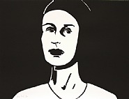 Alex Katz - Bathing Cap (Ada) (Prints and Multiples) h: 17 x w: 22.2 in / h: 43.2 x w: 56.4 cm