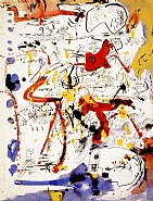 Jackson Pollock - Untitled (Works on Paper (Drawings, Watercolors etc.)) h: 40 x w: 30.5 cm / h: 15.7 x w: 12 in