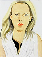 Alex Katz - Elise (Paintings) h: 16 x w: 12 in / h: 40.6 x w: 30.5 cm