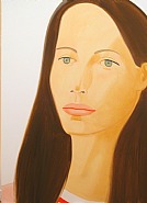 Alex Katz - Christy T (Paintings) h: 66 x w: 48 in / h: 167.6 x w: 121.9 cm