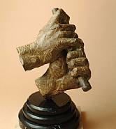 Richard MacDonald - 100th U.S. Open: Grip Study (Sculptures) h: 23 x w: 8 x d: 8 in / h: 58.4 x w: 20.3 x d: 20.3 cm