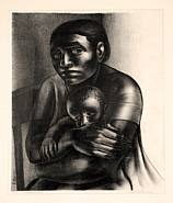 John Wilson - Mother and Child (Prints and Multiples) h: 21.4 x w: 18.5 in / h: 54.4 x w: 47 cm